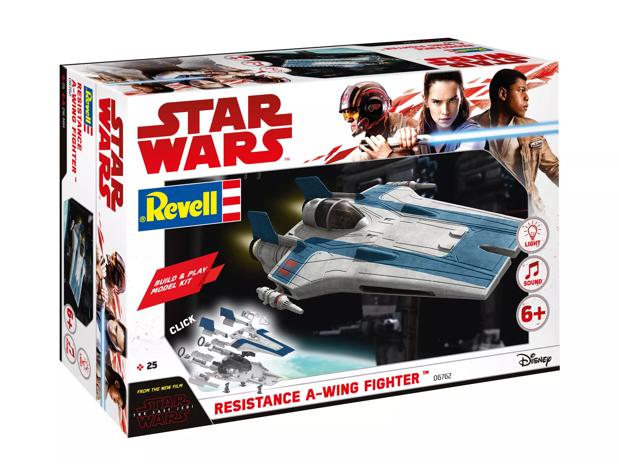 Revell - Star Wars - A-Wing Fighter, Blue